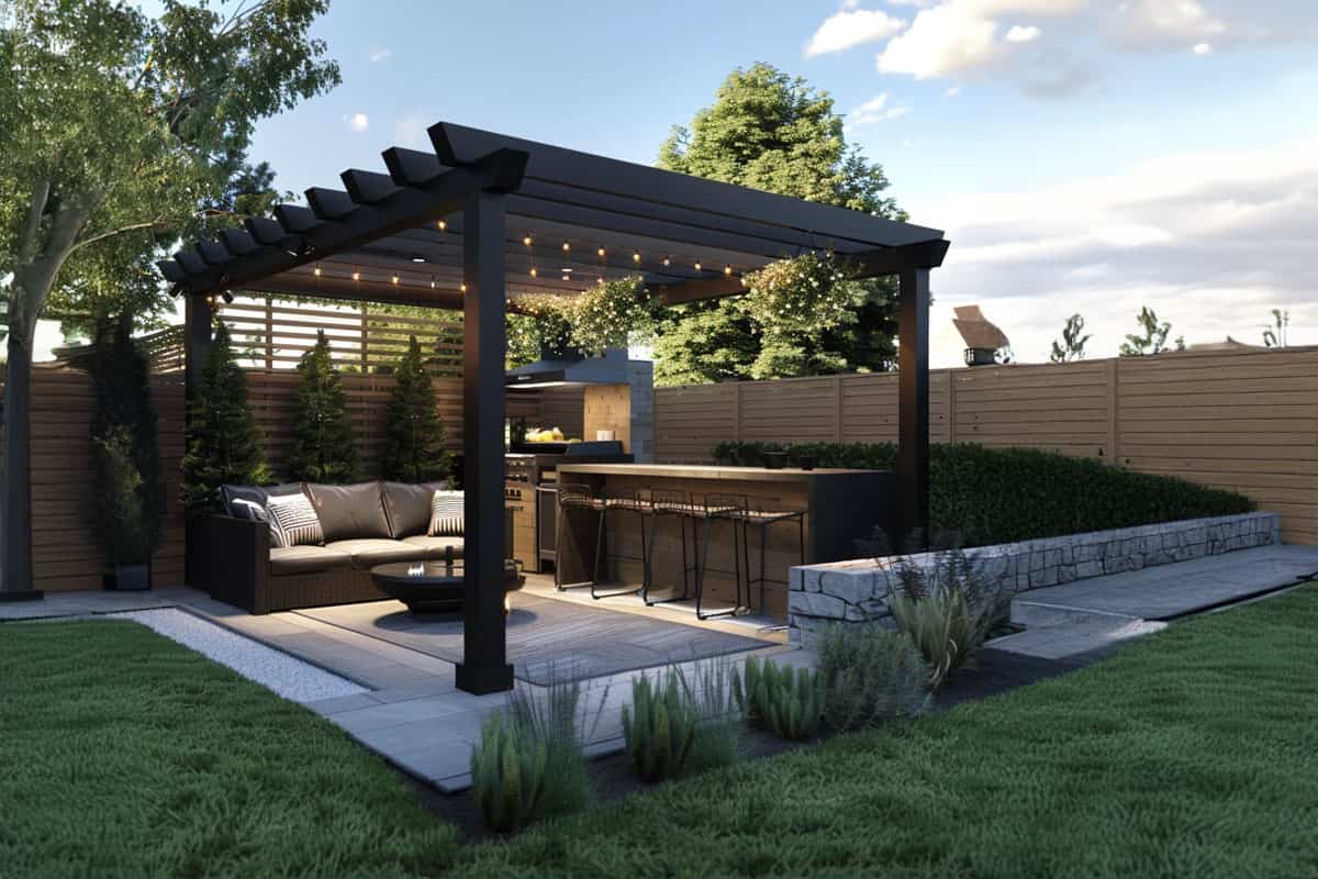 pergola en bois