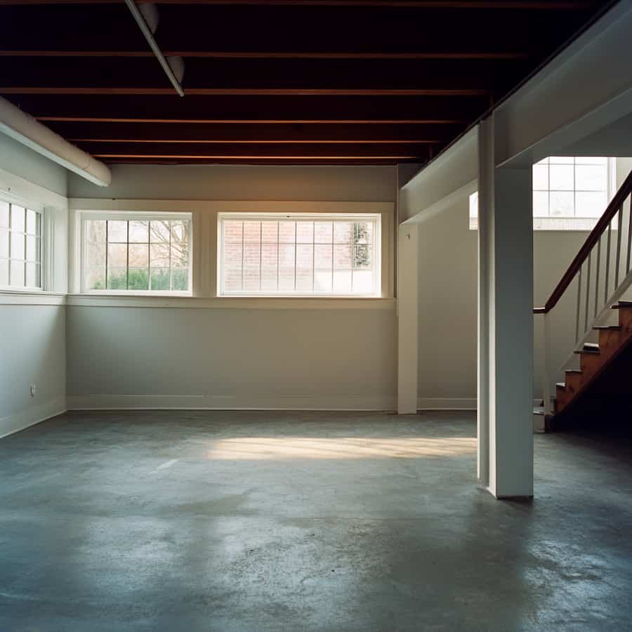 éclairage en sous sol