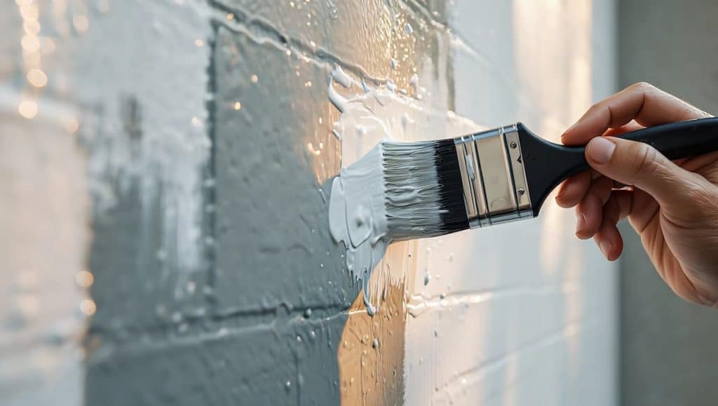 peindre un mur humide