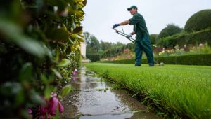 tondre votre pelouse après la pluie