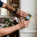 mesure humidité mur avec testeur